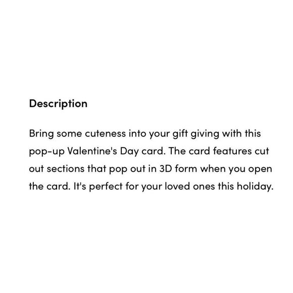 Pop-up Llama Valentine’s Day Card 4.5” x 4.5” I Love You Llots! Pink NWT New - Picture 3 of 7